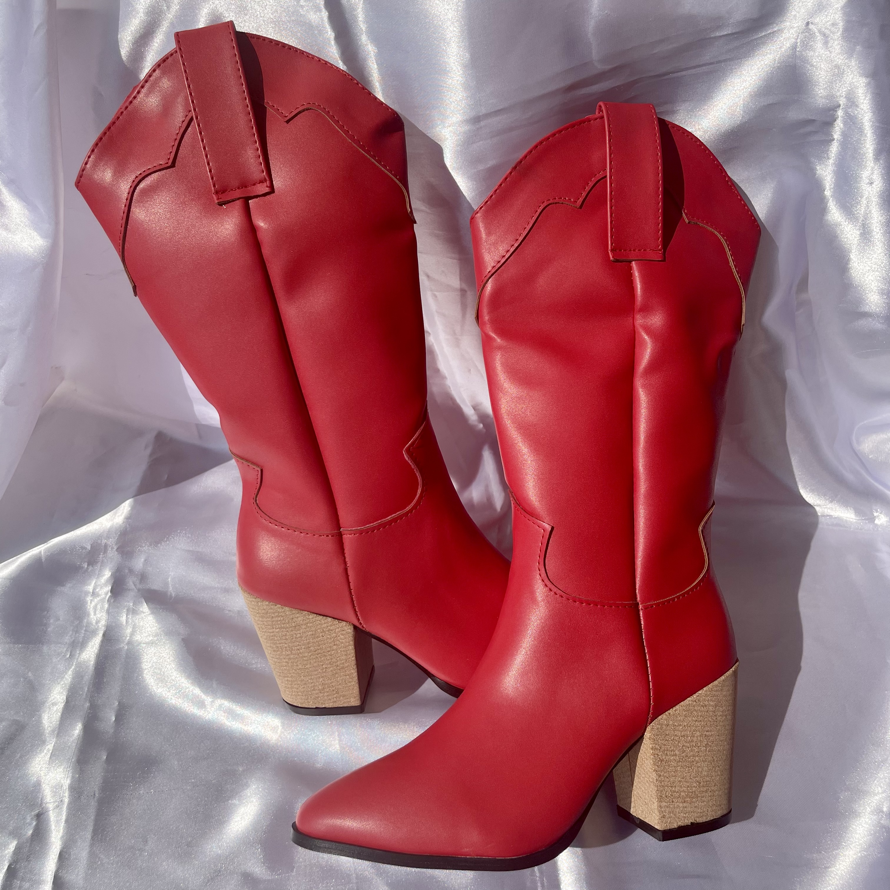Botas Cowgirl Rojas