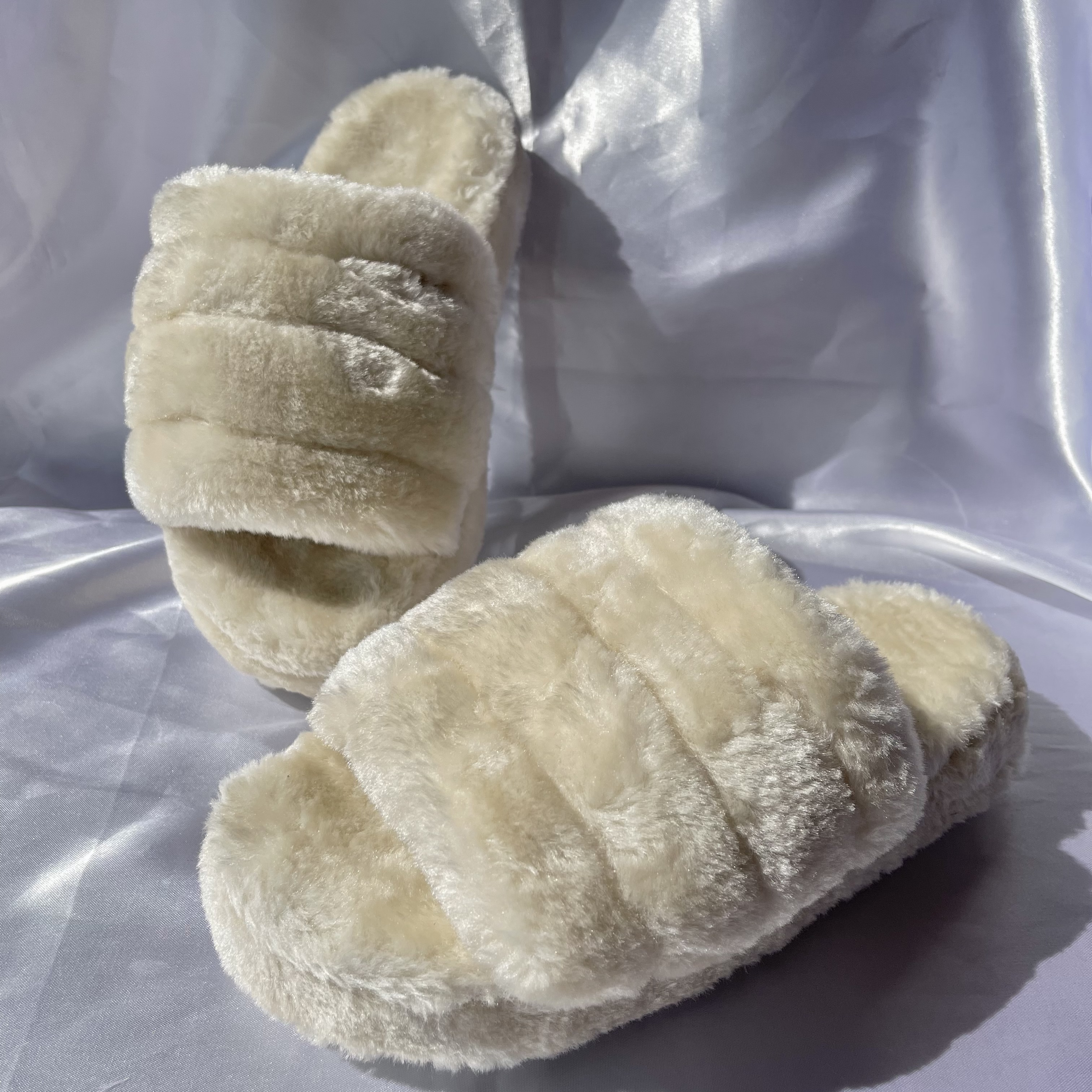 Pantuflas Beige