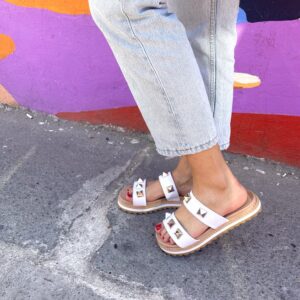 Sandalias Bco Piramides