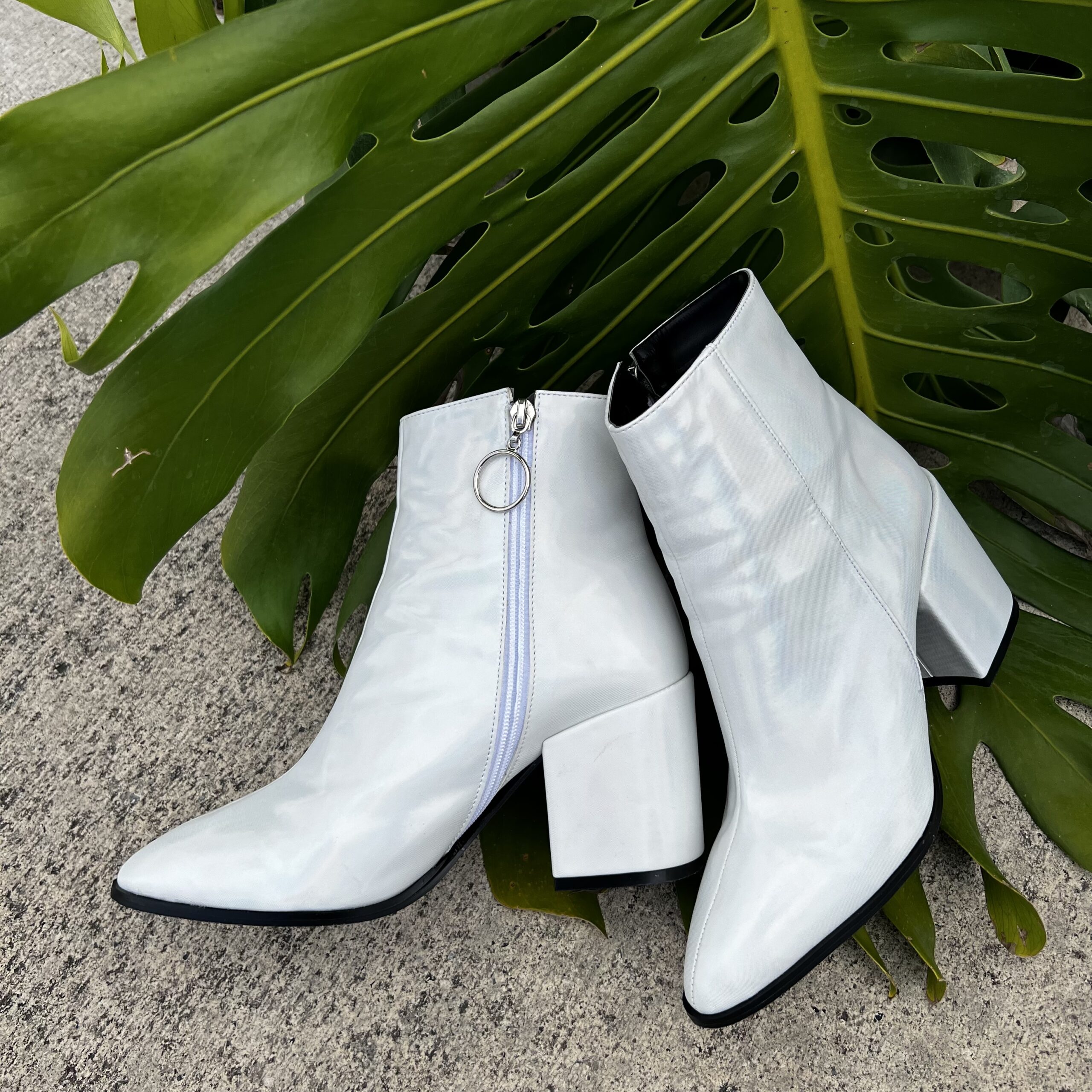 Botas Blancas Tornasol